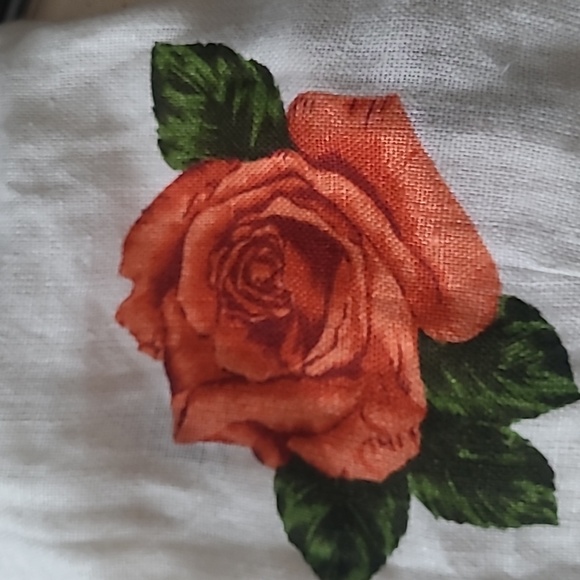 Floral Linen Cropped Jacket - Picture 8 of 11